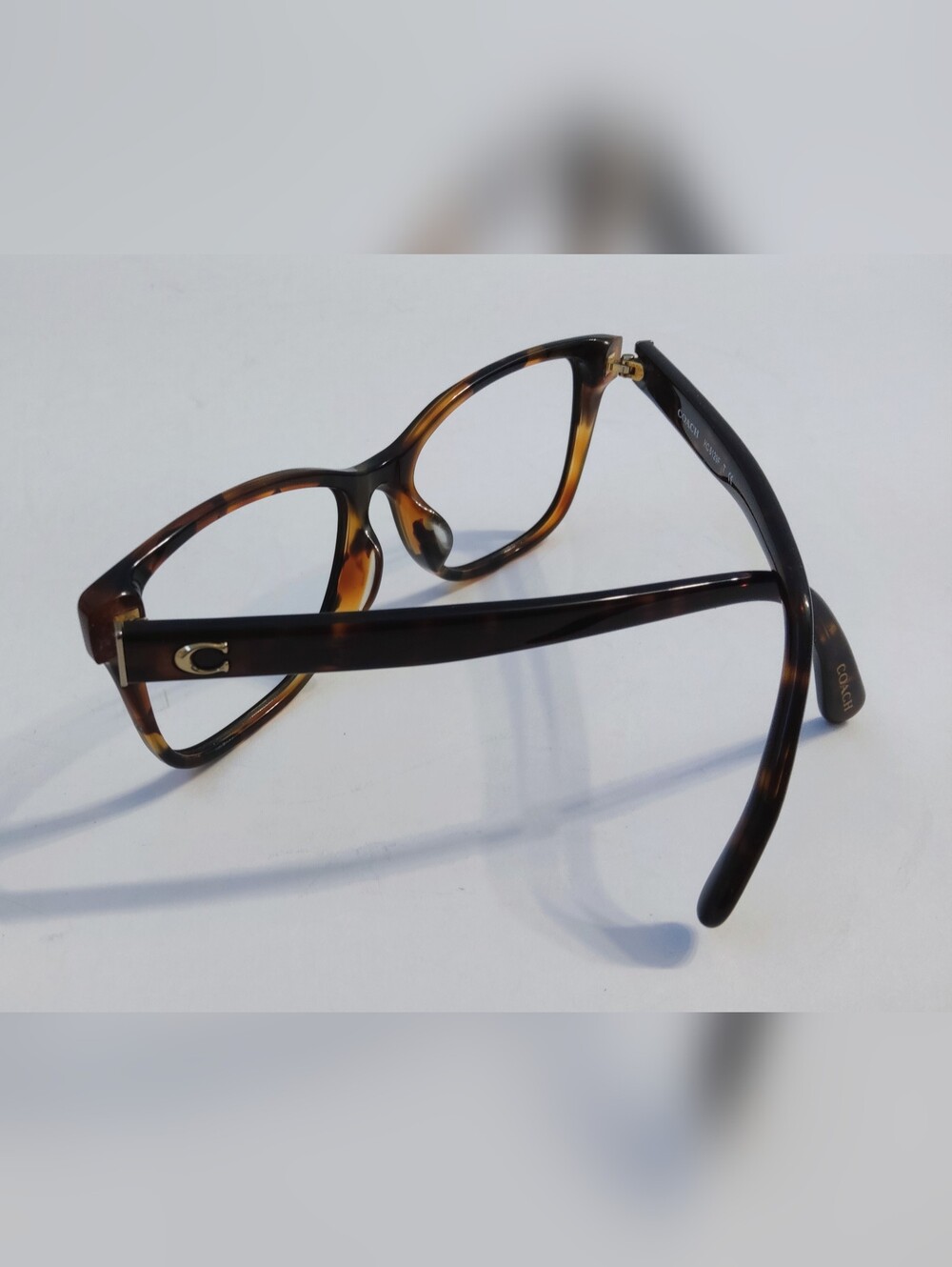 Coach Women's Tortoiseshell  Eyeglasses Frame. 54×16 140. Pre-owned.